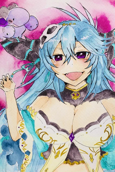 #グラブルファンアートいわちゃんグラブルフェス2024開催おめでとうございます!フェディエルがとっても大好きですッッッッ!!!!!!!!!!Q-pot コラボも先日のコラボイベも、大好きなフェディエルが盛り沢山で最高でした!!これからもグラブルを応援しています 