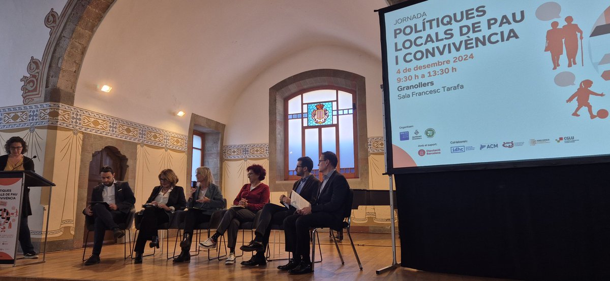 Ana Barrero (@anabarrero) on Twitter photo Comenzamos la Jornada "Politiques Locals de Pau i Convivència", para poner de relieve el municipalismo de paz. Organiza <a href="/CentreDelas/">Centre Delàs</a> <a href="/alcaldespau/">Alcaldes i Alcaldesses per la Pau</a> y el Ajuntament de Granollers Comenzamos la Jornada "Politiques Locals de Pau i Convivència", para poner de relieve el municipalismo de paz. Organiza <a href="/CentreDelas/">Centre Delàs</a> <a href="/alcaldespau/">Alcaldes i Alcaldesses per la Pau</a> y el Ajuntament de Granollers