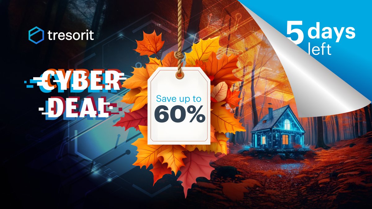 Now is the time to take control of your data! With up to 60% off, there’s never been a better time to protect your personal files with #Tresorit. Join thousands who choose secure, private #storage. Only 5 days left; check out the promotion details now 👉 tresorit.com/cyber-sale/per…