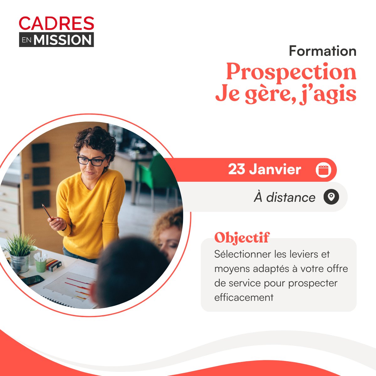 💡 Besoin de booster votre prospection ? Participez à notre formation “Prospection - Je gère, j’agis” pour apprendre à structurer vos actions

📅 23 Janvier
Retrouvez le lien vers toutes nos formations ➡️pulse.ly/l3dsspzxzy

#prospection #independant #freelance