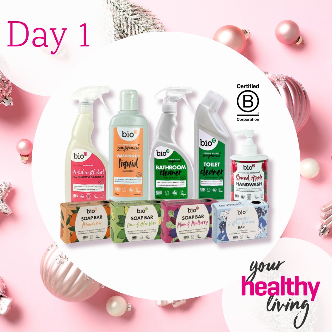 #YHLAdvent🎄We're giving you the chance to #WIN <a href="/thebiodcompany/">The Bio-D Company</a>'s eco-friendly cleaning hamper - for a sparkling clean, planet-friendly Christmas season❄️  
ENTER: Follow us both &amp; RT. #Giveaway Closes 11:59pm 04/12. UK only. Also open on FB &amp; IG. Full T&amp;C's online. #Competition