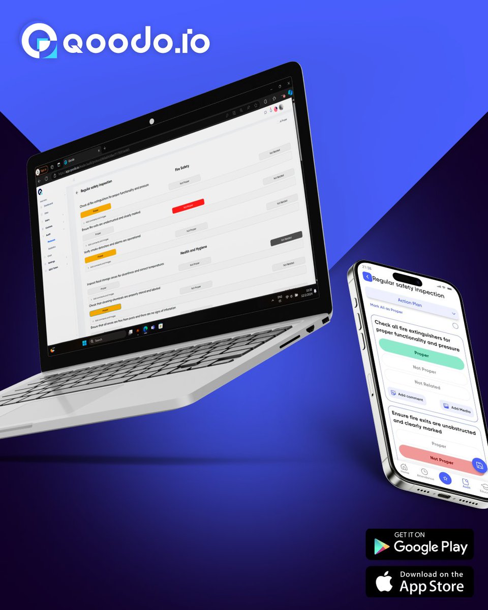 qoodo_io's tweet photo. How can you simplify your audits and stay compliant with key standards?
📊 Meet Qoodo Audit!
Your ultimate tool for HACCP, ISO 9001, IFS, and more. With Qoodo, you can:
✅ Build dynamic checklists tailored to your needs.
✅ Access everything on mobile, tablet, or web – anytime, anywhere.
✅ Say goodbye to paperwork – and hello to smoother, smarter workflows!

📲 App Store: https://t.co/V5SkKI5n9T
📲 Google Play: https://t.co/W4F7R4JI8L