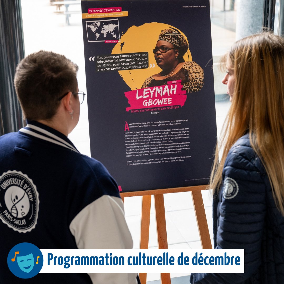 [🖼️ Événements culturels de décembre] 

Ce mois-ci, plongez dans une programmation riche et diversifiée avec des expositions, des cours de théâtre et un concert de Noël ! 

Que vous soyez passionnés d’art ou de musique, il y en a pour tous les goûts. 

👉 urls.fr/0EAJ7J