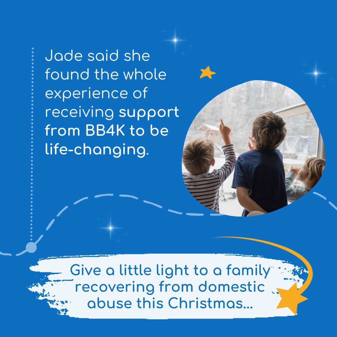 1 in 5 children in the UK have lived with domestic abuse in their homes**. 🏠

🌟 Jade* and her children were supported by PACT’s BB4K team. 

Give a little light and help us be there for more families. Donate today ➡️ pactcharity.enthuse.com/ChristmasAppea…. 

**refuge.org.uk