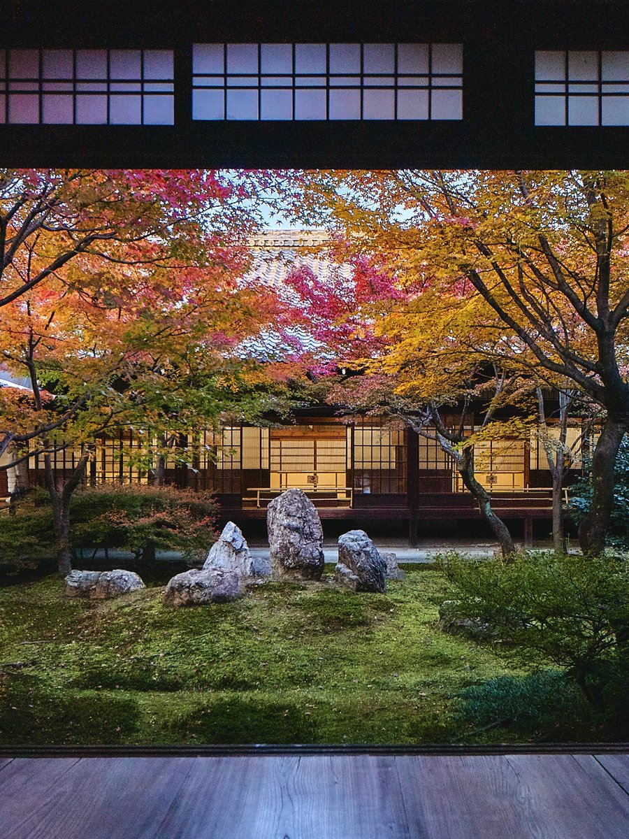 絵画のような晩秋の京都 建仁寺
