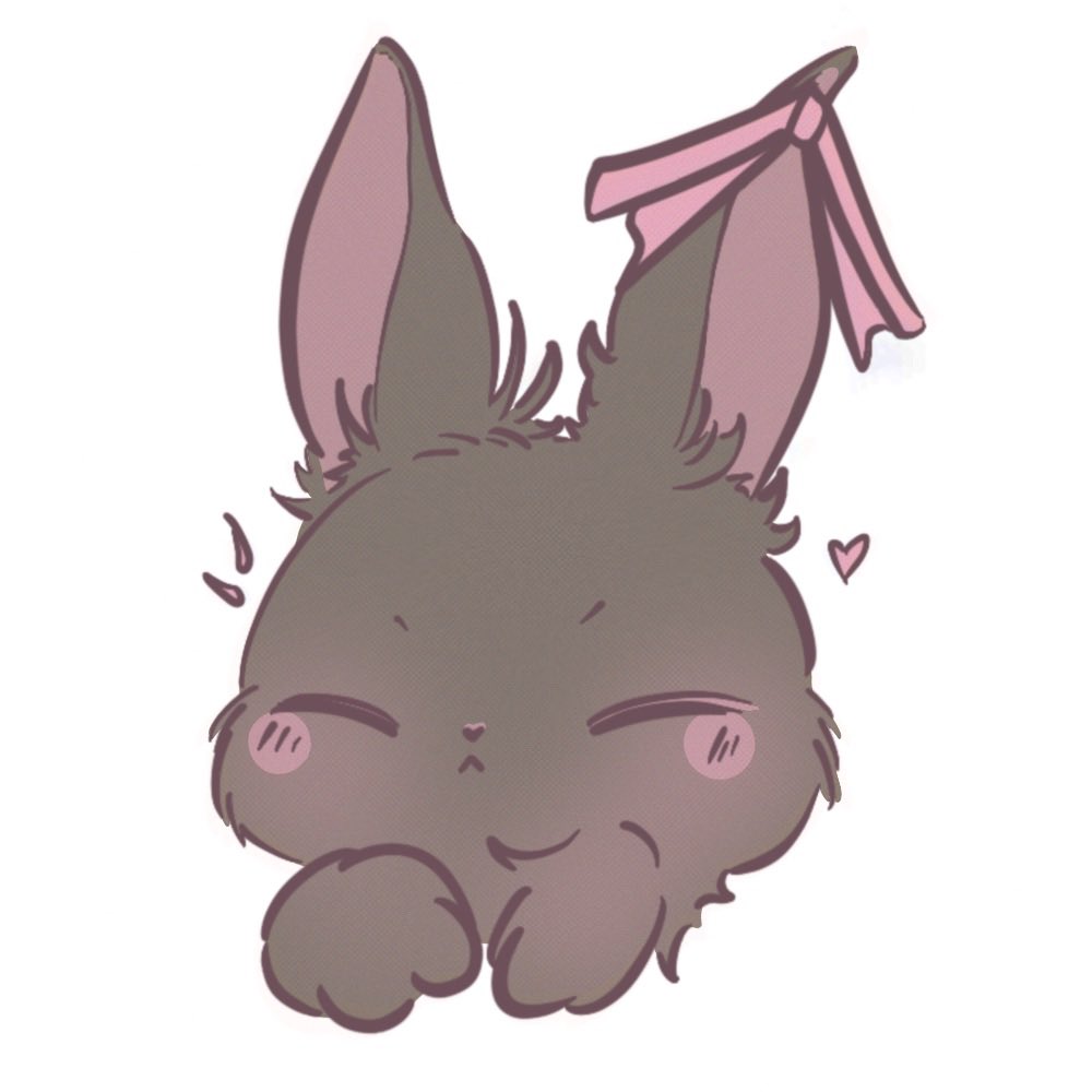 Nyctique's tweet photo. Bunny doodlee :3 https://t.co/XczvnBkATV