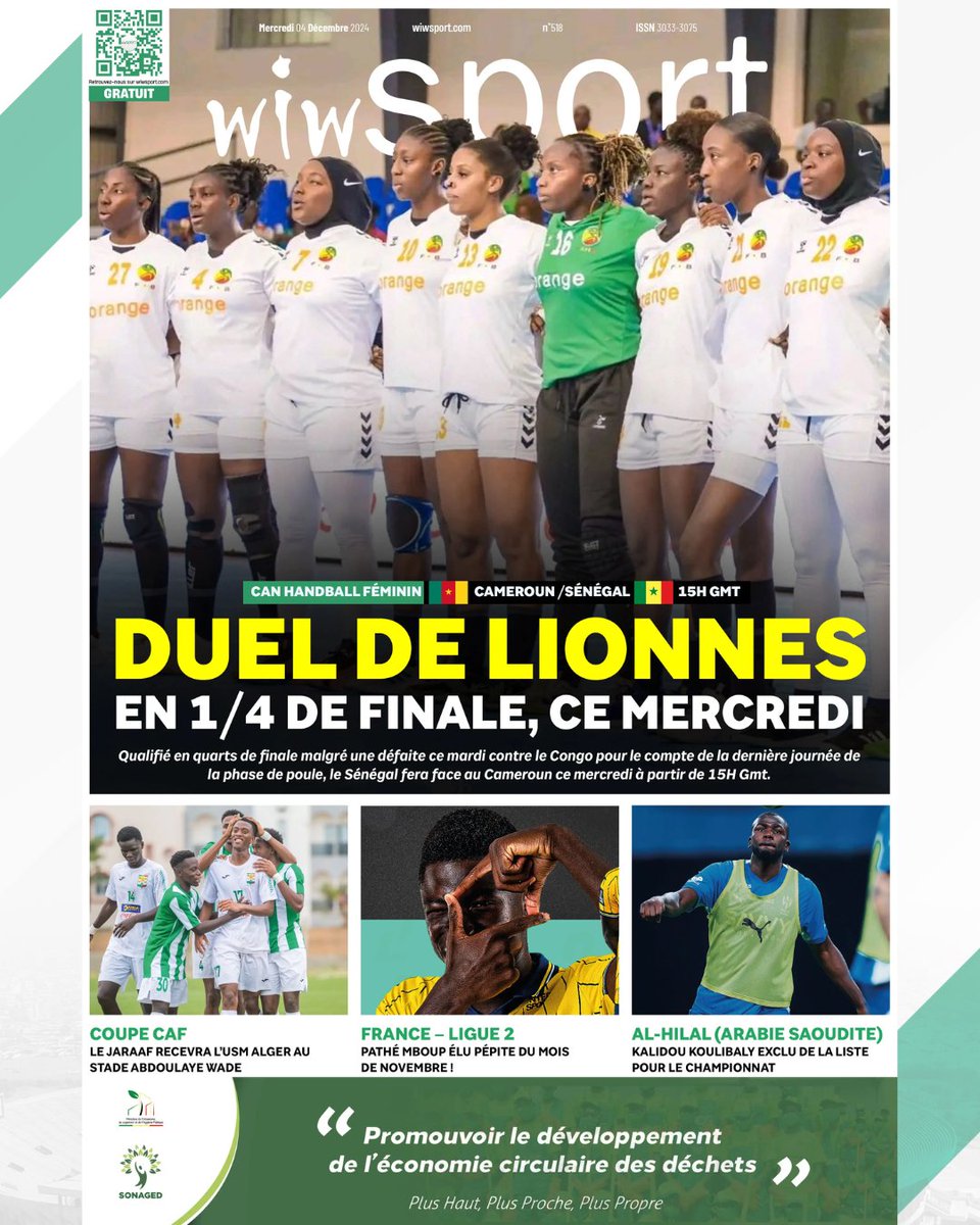 wiwsport's tweet image. Journal wiwsport Mercredi 04 Déc. #518
&amp;gt; À lire sur wiwsport.com/journal

#wiwsport #SONAGED