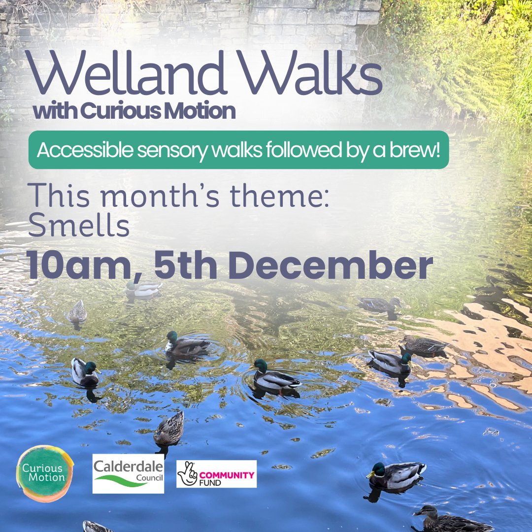 CuriousMotion_'s tweet image. Come together with others and enjoy the wonderful benefits to our mood, sleep, and immune system that nature can offer!

We'll enjoy a route along the canal for around an hour, and start and finish at Project Colt on #Elland Bridge.

curiousmotion.org.uk/classes/wellan…