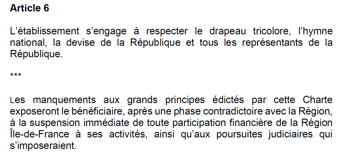 Le Conseil régional d'Ile de France vient d'adopter une "Charte républicaine pour les établissements d'enseignement du supérieur" qui bafoue les libertés académiques - et la liberté d'expression tout court. Elle vise simplement à interdire la critique des institutions et des élus