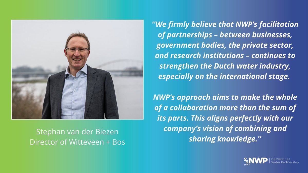✨@WitteveenBos &amp; <a href="/nwpnederland/">NWP</a>: 25 years of progress &amp; collaboration✨
netherlandswaterpartnership.com/witteveenbos-a…