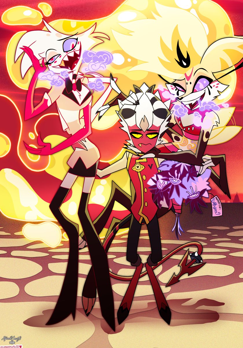 CorazonArts's tweet photo. Had to be done! (This may lead to 2 comics later!)
#HelluvaBossSloth #HelluvaBoss #HelluvaBossFanart #Mastermind #Fanart #HazbinHotel #HazbinHotelFanart #Hellaverse #HelluvaBossOC #HelluvaBossBeelzebub #angeldustfanart #angeldust #Aless #HelluvaBossQueenBee #Belphegor https://t.co/ntWljAjfBh