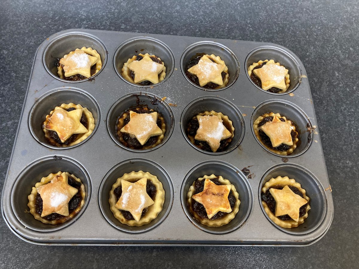 And we also have the first 'test batch' of mince pies ready for our open afternoon on Dec 11th!