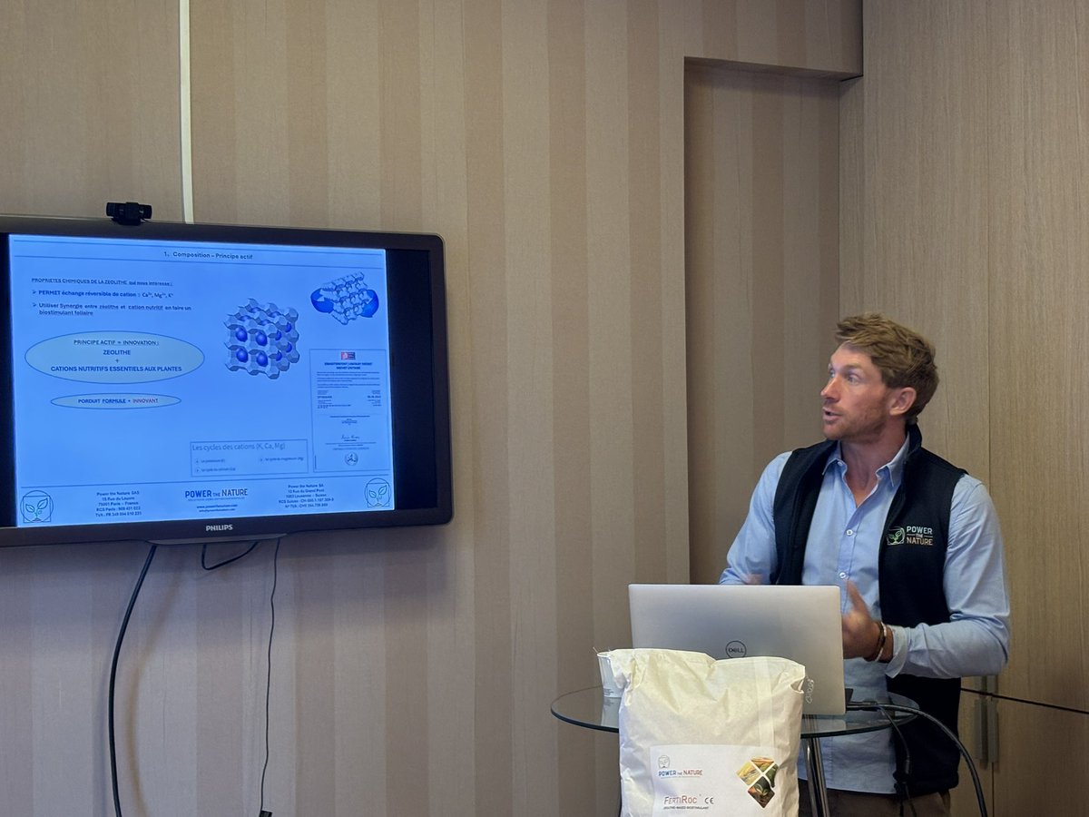 Plus 15% de rendement en #vigne et + 5 à 10 quintaux en #blé grâce à Fertiroc, nouveau #biostimulant à base de zéolithes <a href="/AgenceRDN/">AgenceRDN</a>