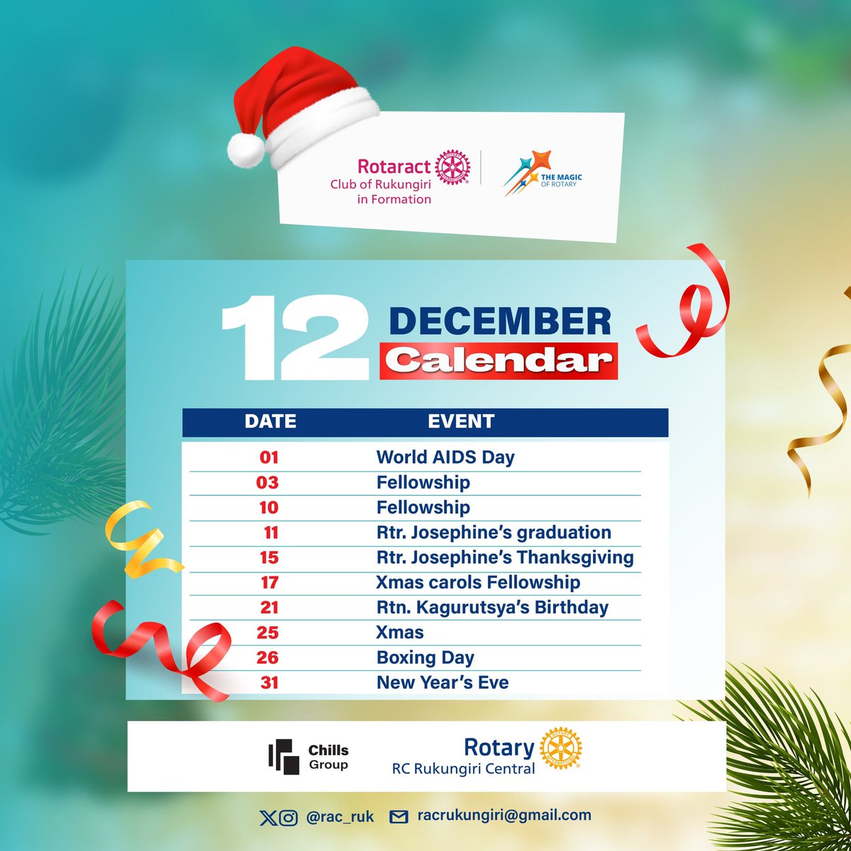 Our December calendar is here..