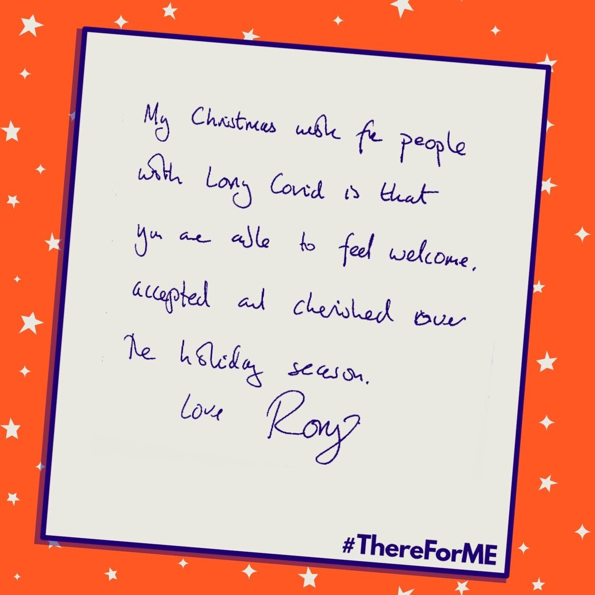 #ThereForME (@thereforme_uk) on Twitter photo It’s Rory Stewart! <a href="/RoryStewartUK/">Rory Stewart</a> is one half of <a href="/RestIsPolitics/">The Rest Is Politics</a> podcast, which covered Long Covid earlier this year.
His message: “My Christmas wish for people with Long Covid is that you are able to feel welcome, accepted and cherished over the holiday season.”
#ThereForME It’s Rory Stewart! <a href="/RoryStewartUK/">Rory Stewart</a> is one half of <a href="/RestIsPolitics/">The Rest Is Politics</a> podcast, which covered Long Covid earlier this year.
His message: “My Christmas wish for people with Long Covid is that you are able to feel welcome, accepted and cherished over the holiday season.”
#ThereForME
