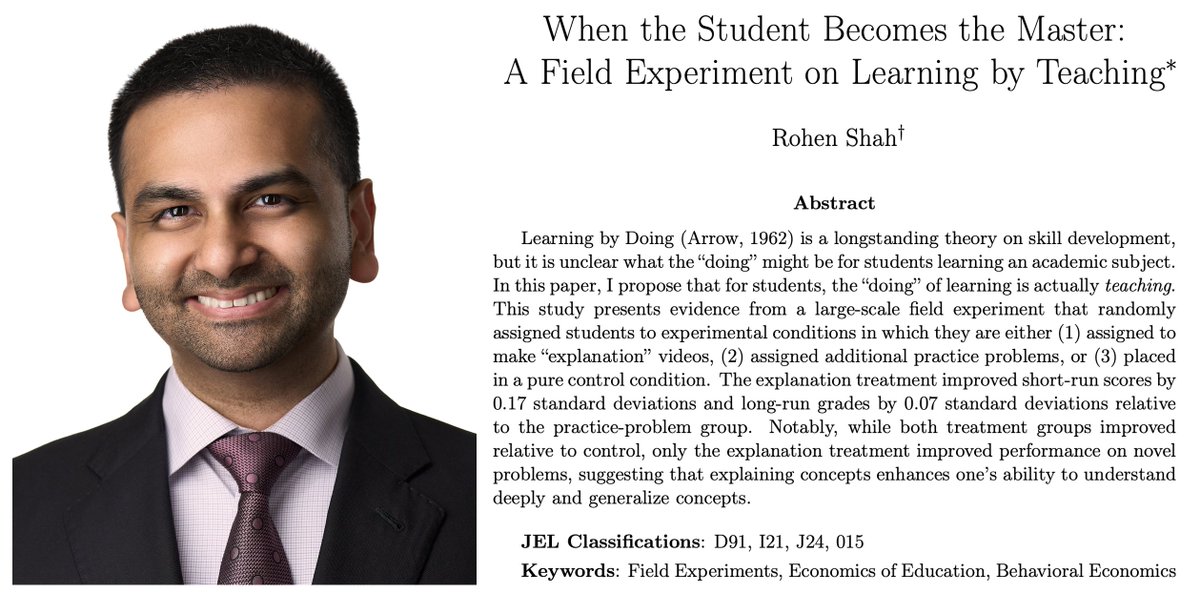 Ariel Kalil (@ariel_kalil) on Twitter photo <a href="/RohenShah/">Rohen Shah</a> <a href="/HarrisPolicy/">Harris Policy</a> is on the job market! Rohen is a fabulous applied microeconomist working at the intersection of behavioral and labor economics. Check out his <a href="/JPAL_NA/">J-PAL North America</a> - funded JMP here: uchicago.box.com/s/fh735yvmltuy…
Website: sites.google.com/view/rohen-shah <a href="/RohenShah/">Rohen Shah</a> <a href="/HarrisPolicy/">Harris Policy</a> is on the job market! Rohen is a fabulous applied microeconomist working at the intersection of behavioral and labor economics. Check out his <a href="/JPAL_NA/">J-PAL North America</a> - funded JMP here: uchicago.box.com/s/fh735yvmltuy…
Website: sites.google.com/view/rohen-shah
