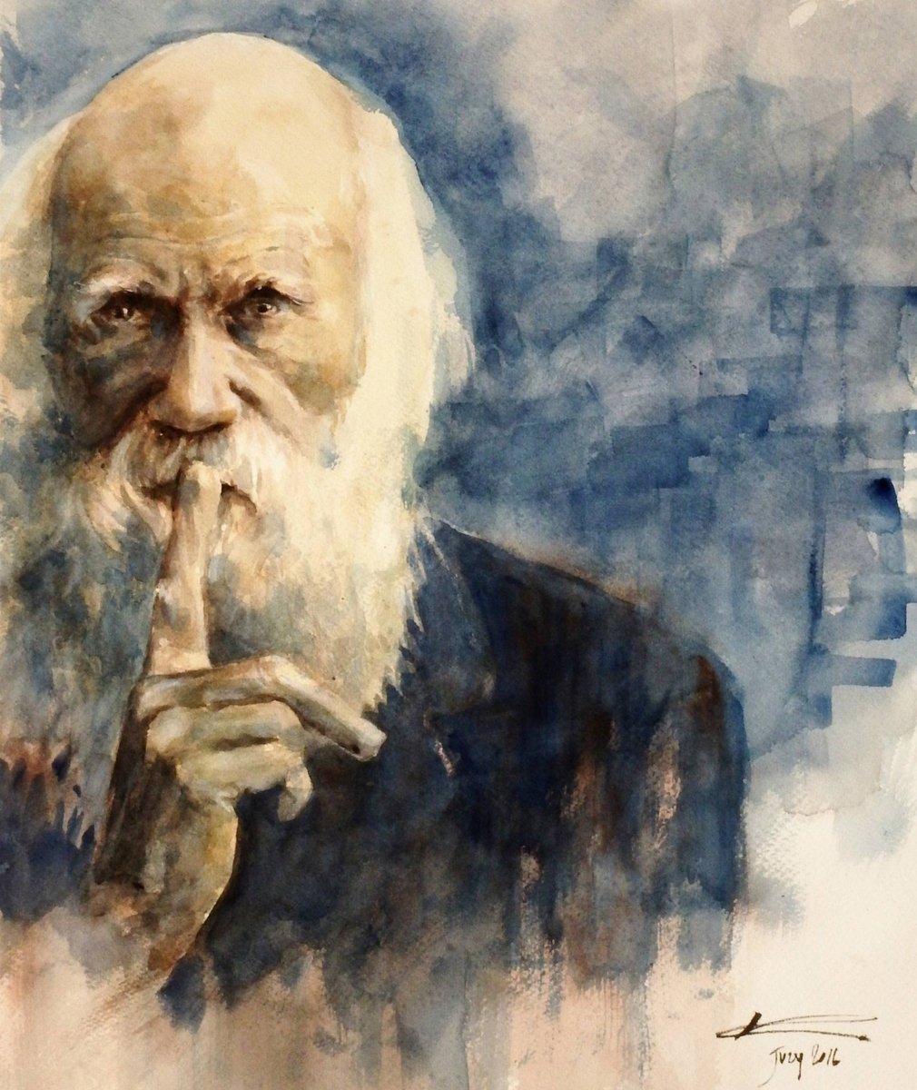 "Nada tiene sentido en biología excepto a la luz de la evolución"
Theodosius Dobzhansky

#MensajeMayorOreja

(Pintura de  Kan Srijira)