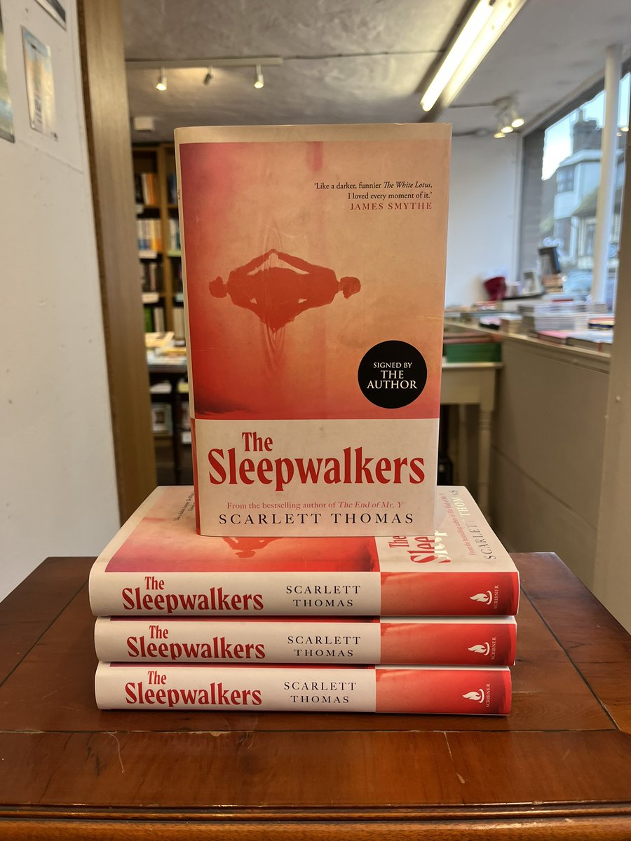 Rother Books (@rotherbooks) on Twitter photo I am delighted to announce that the Rother Books Book of the Year for 2024 is The Sleepwalkers by <a href="/scarthomas/">Scarlett Thomas</a> This devilishly clever novel felt like on a modern take on Du Maurier and Highsmith and I absolutely loved it! I am delighted to announce that the Rother Books Book of the Year for 2024 is The Sleepwalkers by <a href="/scarthomas/">Scarlett Thomas</a> This devilishly clever novel felt like on a modern take on Du Maurier and Highsmith and I absolutely loved it!