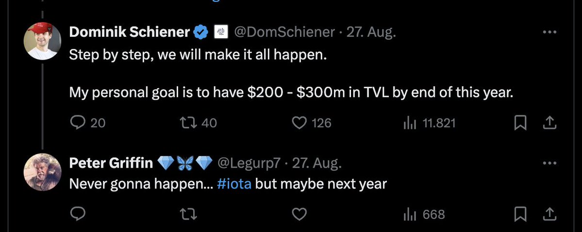 Legurp7's tweet photo. Maybe @DomSchiener was right and I was wrong 😂
You also have to admit your own mistakes.
#IOTA #IOTArebased https://t.co/zg4zU5iaxw