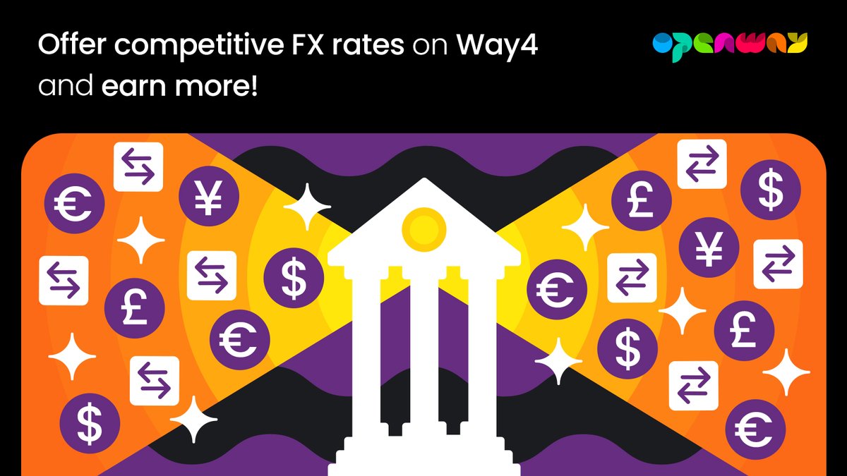 Why let clients look elsewhere for the best FX rates? Give them real-time, competitive currency rates with customization for different segments and card products managing unlimited currencies in the #Way4 digital software platform. bit.ly/3ZCKhMz