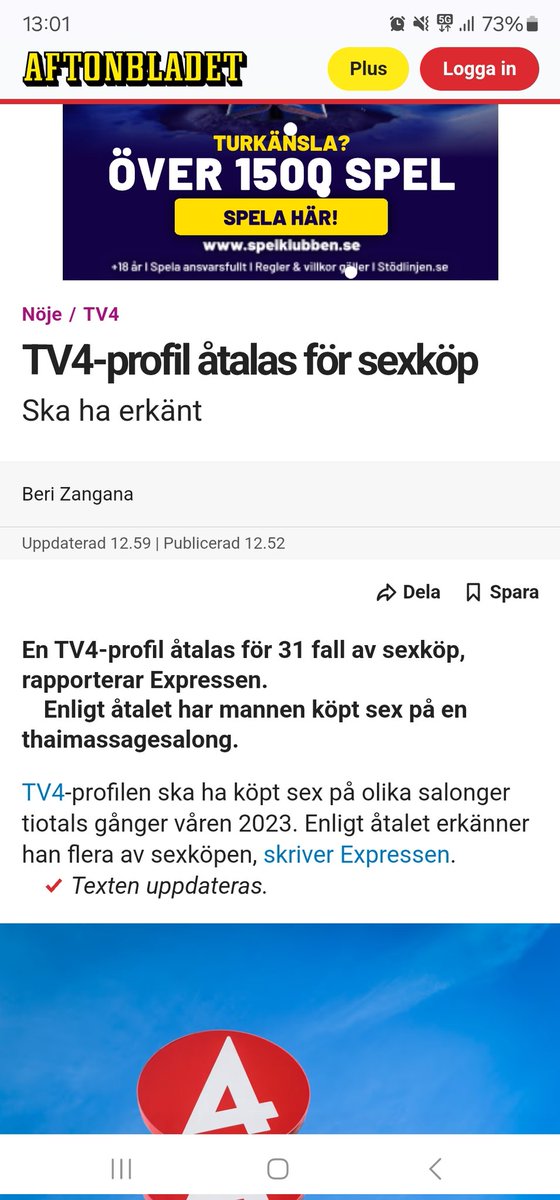tornedarlingen's tweet photo. Tv4-profil har köpt sex åtminstone 31 gånger. https://t.co/rKdJuM4sCX