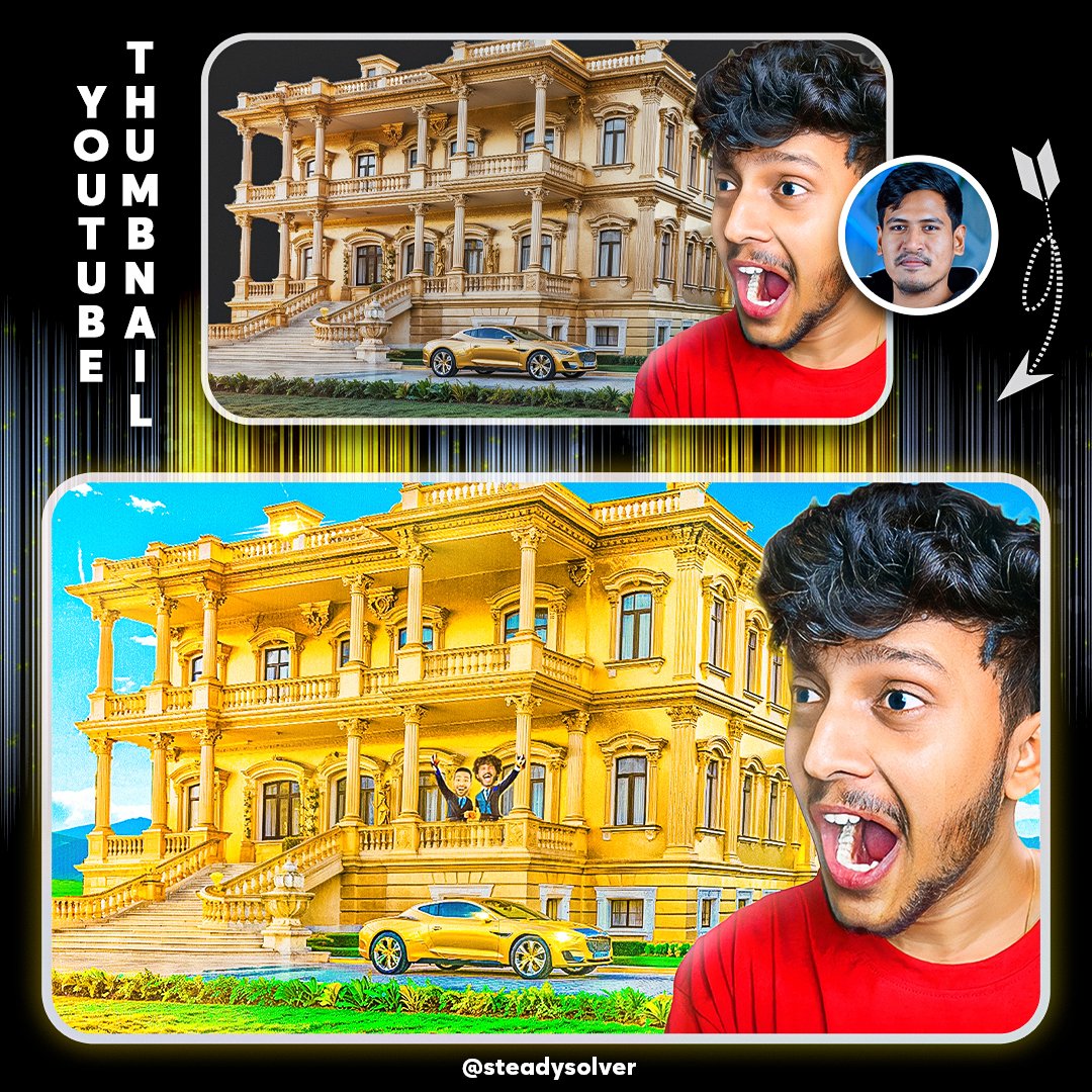 SteadySolver's tweet image. 🎮 Designed this eye-catching thumbnail for Dattrax Gaming, and it helped the video hit 411K+ views on YouTube!  Thumbnails matter more than you think.

📩 DM me for custom thumbnails that drive clicks &amp;amp; boost your channel!

#YouTubeGrowth #ThumbnailDesign #ContentCreator