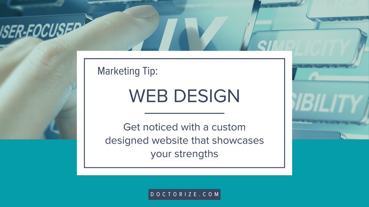 Your expertise deserves to shine online! 🌟 A custom-designed website can highlight your unique strengths, build trust, and help patients connect with your practice. Stand out and make that first impression count! 💻✨

#DoctorMarketing #WebDesign #MedicalWebsite #Doctorize