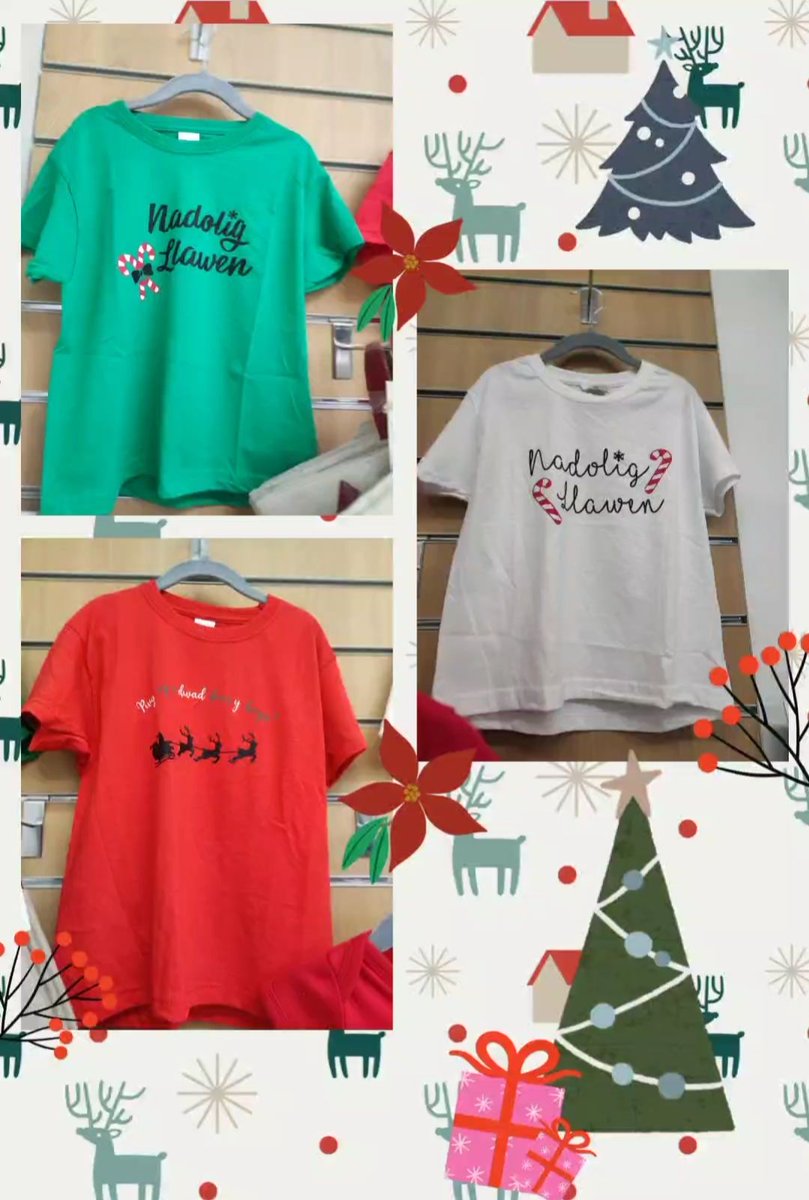 Awgrym Nadolig1: Mae gennym grysau-t Nadolig ar gael yn y siop ond brysiwch, maent yn gwerthu'n gyflym!

Christmas suggestion 1:We have a few Christmas t-shirts available at the shop but hurry, they are selling quickly!

#anrhegionNadolig #sioptytawe #nadolig #Christmaspresents