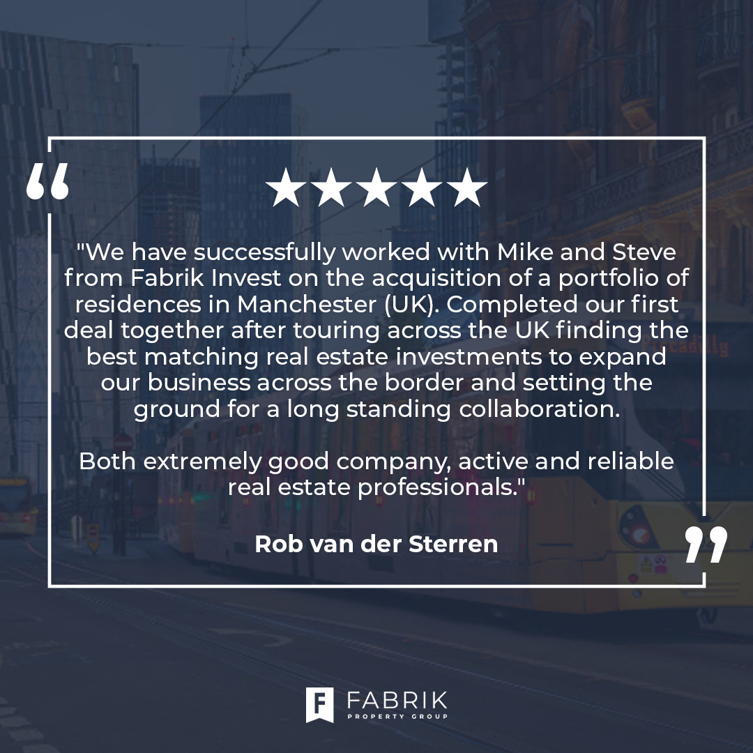FabrikProperty's tweet image. Thank you Rob van der Sterren for your kind words! Our #Team always work so hard to provide the #BestService to all of our #Customers.

We’re so happy to hear you had a great experience with us! 🙌

Read more of our #5StarReviews over on our website. 👇

tinyurl.com/4xbmktj7
