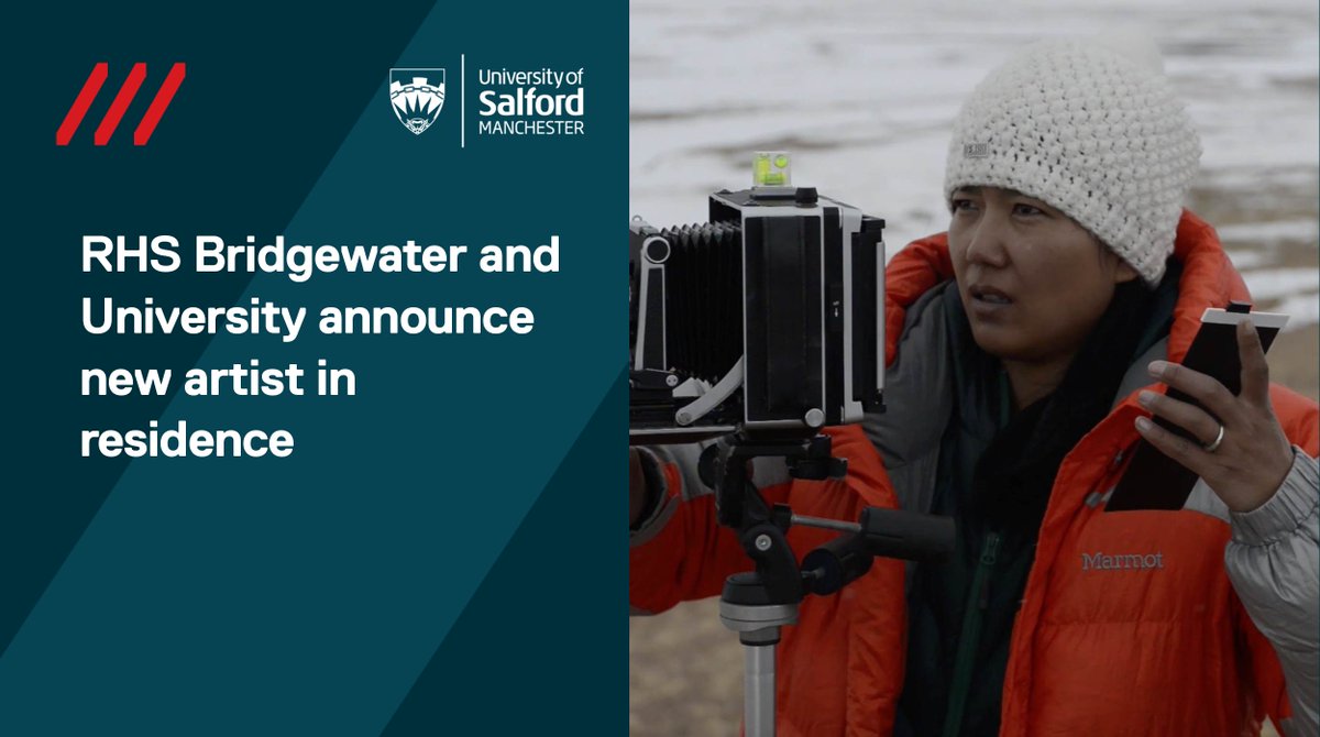 Artist in Residence programme in collaboration with the RHS Garden Bridgewater and the University of Salford has Launched 🖼️⛲️
 
Read more here - salford.ac.uk/news/rhs-bridg…
 
#salforduni