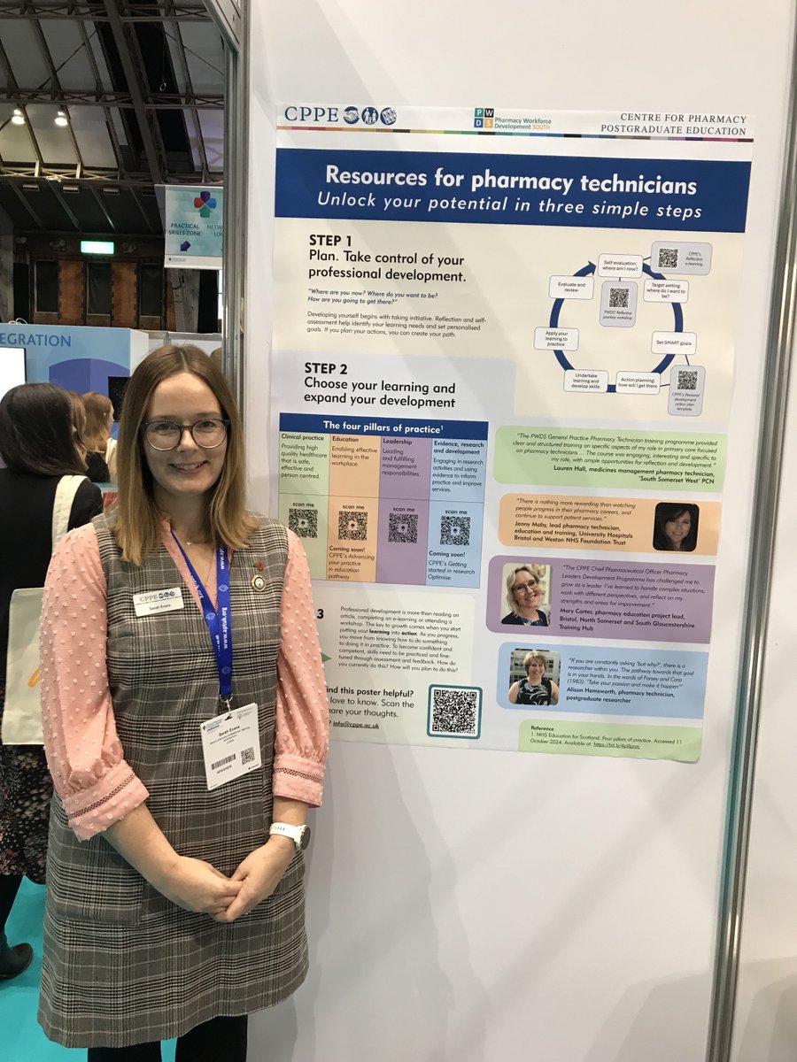 You asked, we did! 
 
Due to popular demand, the Resources for pharmacy technicians: unlock you potential in three simple steps poster is now available to access and download on our website! 
 
View it, download it, print it, share it - it's all yours. 

cppe.ac.uk/career/pillars…