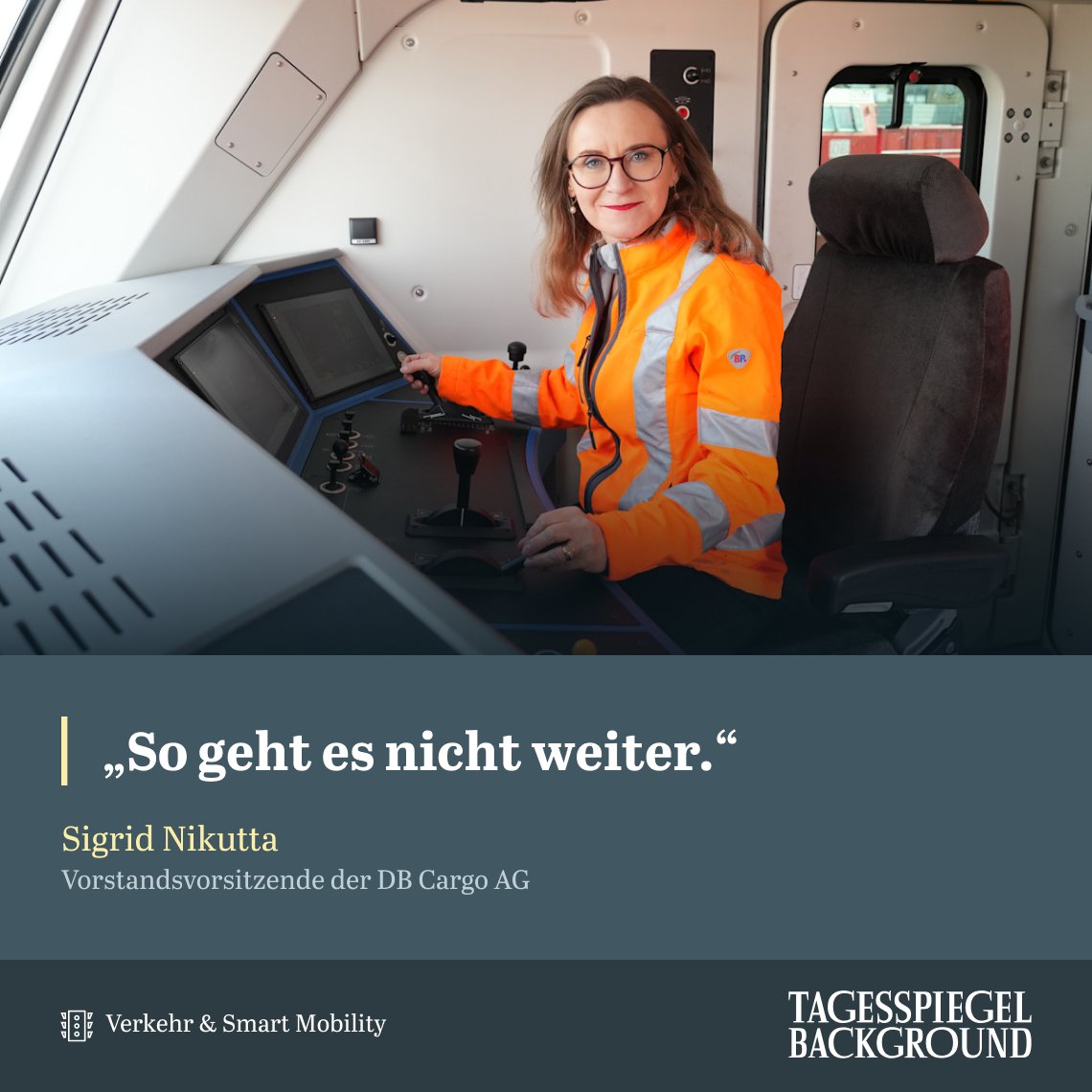 Die #EUKommission hat entschieden: Die <a href="/DB_Presse/">Deutsche Bahn AG</a> darf die Verluste der #Güterverkehrssparte nicht mehr ausgleichen. <a href="/DB_Cargo/">DB Cargo</a> steht vor Veränderungen. Chefin Sigrid Nikutta im Interview, über diese Entscheidung &amp; was auf die Beschäftigten zukommt 👉 is.gd/x95nKM