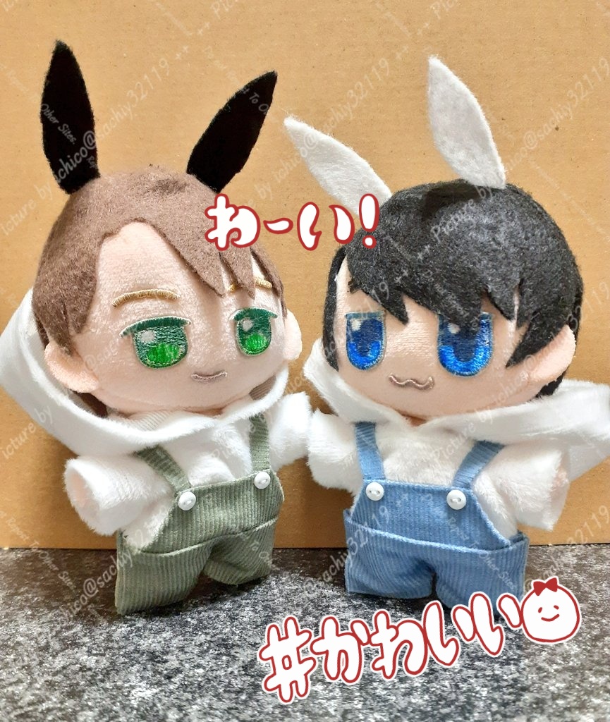 sachiy32119's tweet photo. 🐰🐰冬の装い。

初めて、BOOTHで、お洋服を購入させて頂きました✨

ふわふわのパーカーは、める*様(@mal1_1com)
コーデュロイのオーバーオールは、allis様(リンクはツリーに貼らせて頂きます)

可愛い可愛いお洋服を着せることができて、嬉しいです✨
める*様、allis様、ありがとうございました💖 https://t.co/xd9COcYMoV
