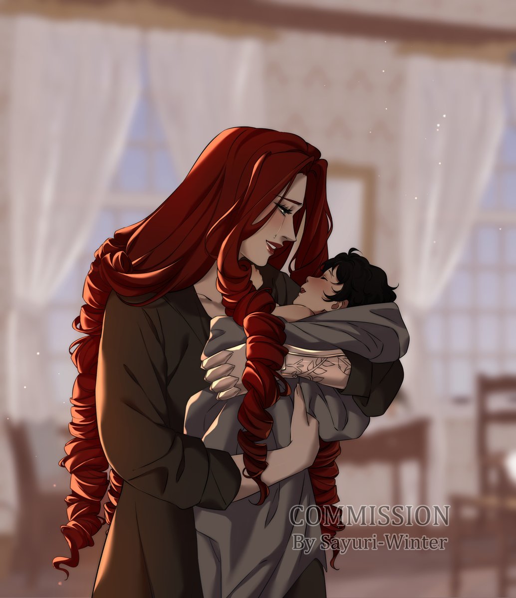 Commission for Decollates 🧡💕
Curly red hair is my favorite combination~✨✨
#commissionart #commissionopen