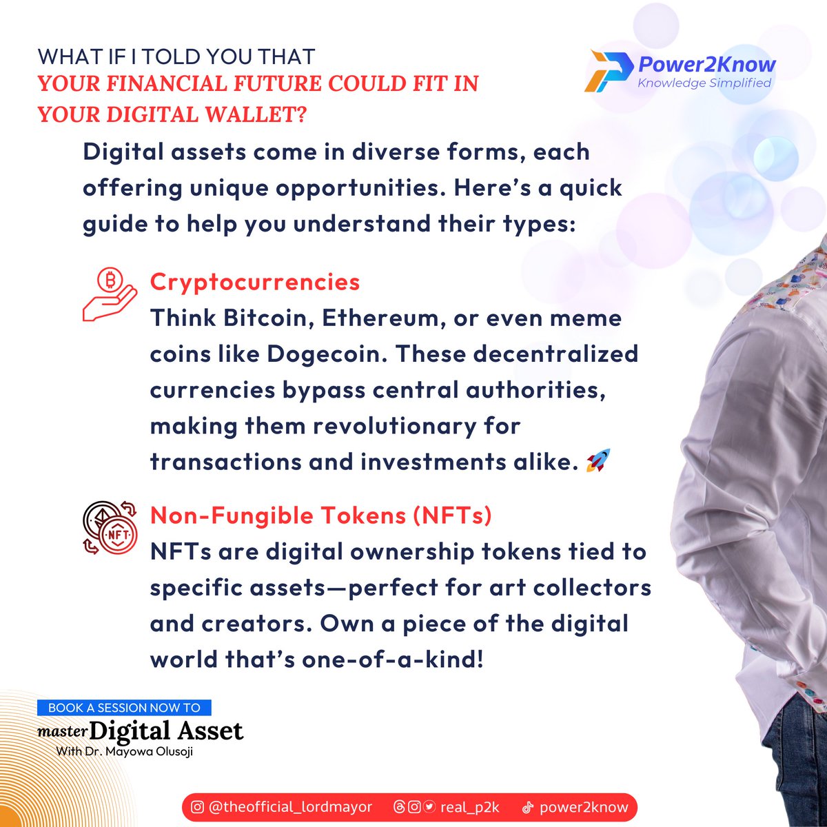 power2know_'s tweet photo. Which of these digital assets excites you the most?
Let me know in the comments! 💬
#digitalassets #crypto #nft #power2know #coachmo https://t.co/rTg76CnCfL