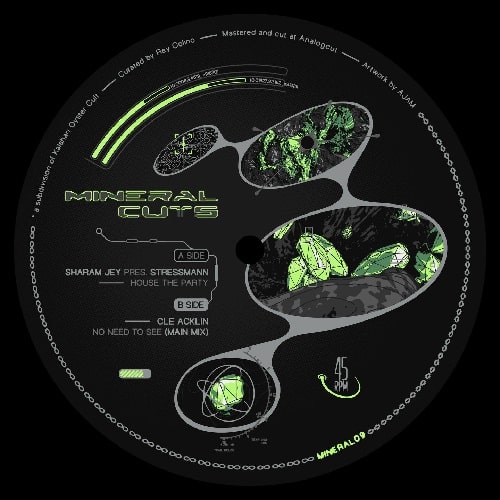 CLE ACKLIN &amp; SHARAM JEY PRES. STRESSMAN / MINERAL09

希少クラシック発掘シリーズ〈MINERAL CUTS〉最新作!!

カタログ９番となる新作、オリジナル盤は希少かつハイウォント著しい２曲を収録した嬉しいリイシュー!!
diskunion.net/clubt/ct/detai…