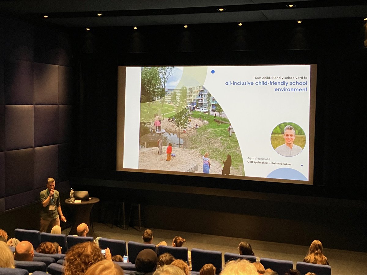 Childinthecity1's tweet photo. Speaker three at this parallel session is Arjan Vreugdenhil, Consultant and designer at OBB playmakers + spacethinkers, The Netherlands. Arjan's presentation is 'From child-friendly schoolyard to all-inclusive child-friendly school environment'.
#citcrotterdam2024 https://t.co/QYgT20YycV