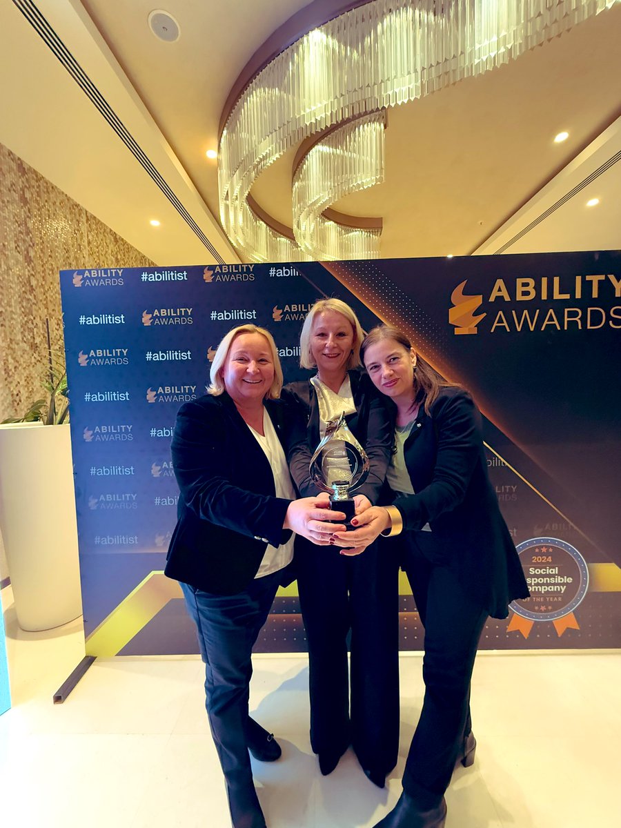 On behalf of <a href="/UNDPMK/">UNDP MK</a> honoured to receive Ability Award recognising our role in promoting inclusive policies and advocating for the rights of people with disabilities, raising awareness about #CRPD and creating a more equitable society in North Macedonia
#idpwd2024