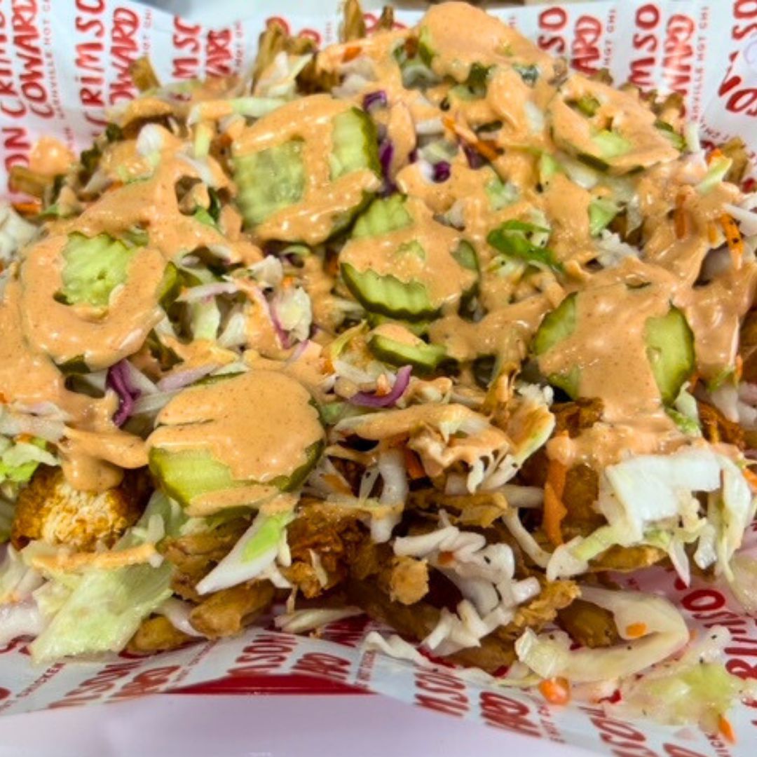 Crimson Coward has officially opened its doors at Boulevard Corporate Center, bringing the bold flavors of authentic Nashville hot chicken to Owings Mills. From their perfectly crispy chicken to their fresh, flavorful sides, every meal is a new favorite. They are a must-try!