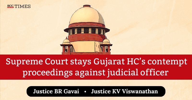 scconline_'s tweet photo. Supreme Court stays Gujarat HC's contempt proceedings against judicial officer
#SupremeCourt #contemptproceedings #GujaratHighCourt #judicialofficer #JusticeBRGavai #justicekvViswanathan #scconline #SCC #legalnews #legalknowledge #scctimes #legalblog #legalupdates #lawstudent