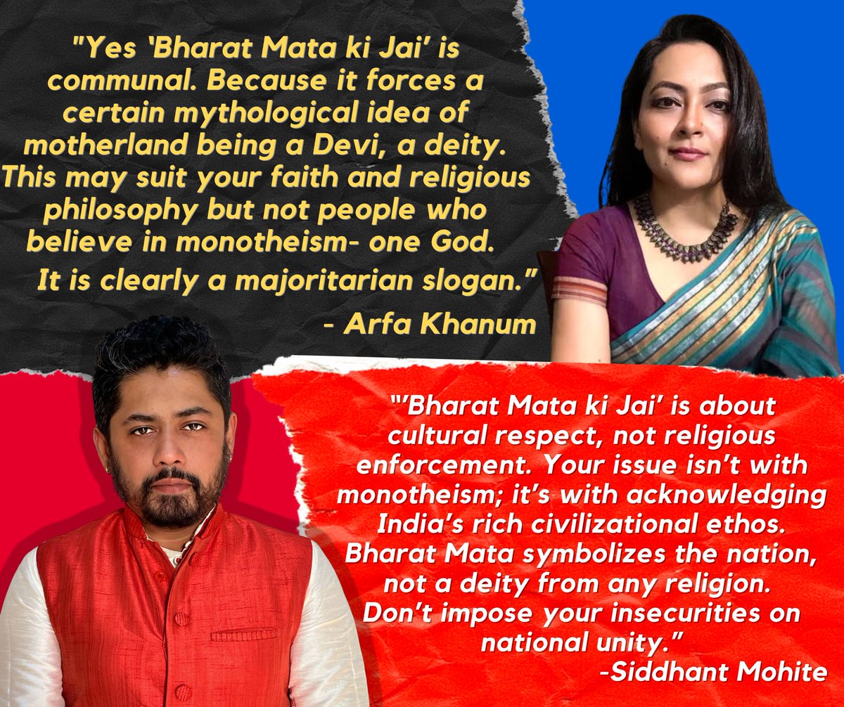 Siddhant Mohite (@siddhantmohite1) on Twitter photo You must apologise, <a href="/khanumarfa/">Arfa Khanum Sherwani</a> 
Bharat Mata ki Jai! 🇮🇳 You must apologise, <a href="/khanumarfa/">Arfa Khanum Sherwani</a> 
Bharat Mata ki Jai! 🇮🇳