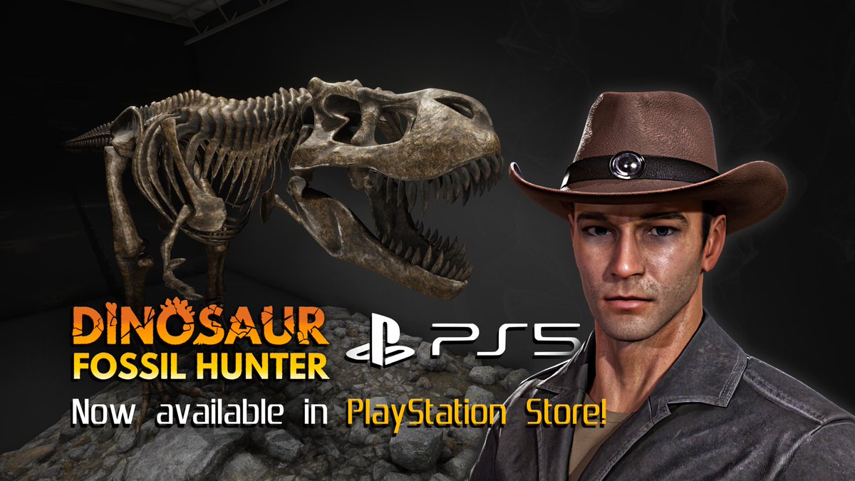 Today’s the day – Dinosaur Fossil Hunter is officially available on PS5! 🕹️✨
Get ready to dig, discover, and design your very own prehistoric world, now optimized for the power of PS5🦕🔍
📥 Available now in the PlayStation Store!

#PS5 #Playstation #Sony #Release #Dinosaurs