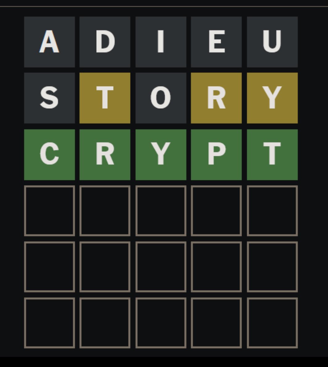 mookyourownface's tweet image. Everyone talking about biggest reveal of 2024
Even NY Times talking about @CryptTCG avatars in their daily Wordle puzzle 
#CryptTCG