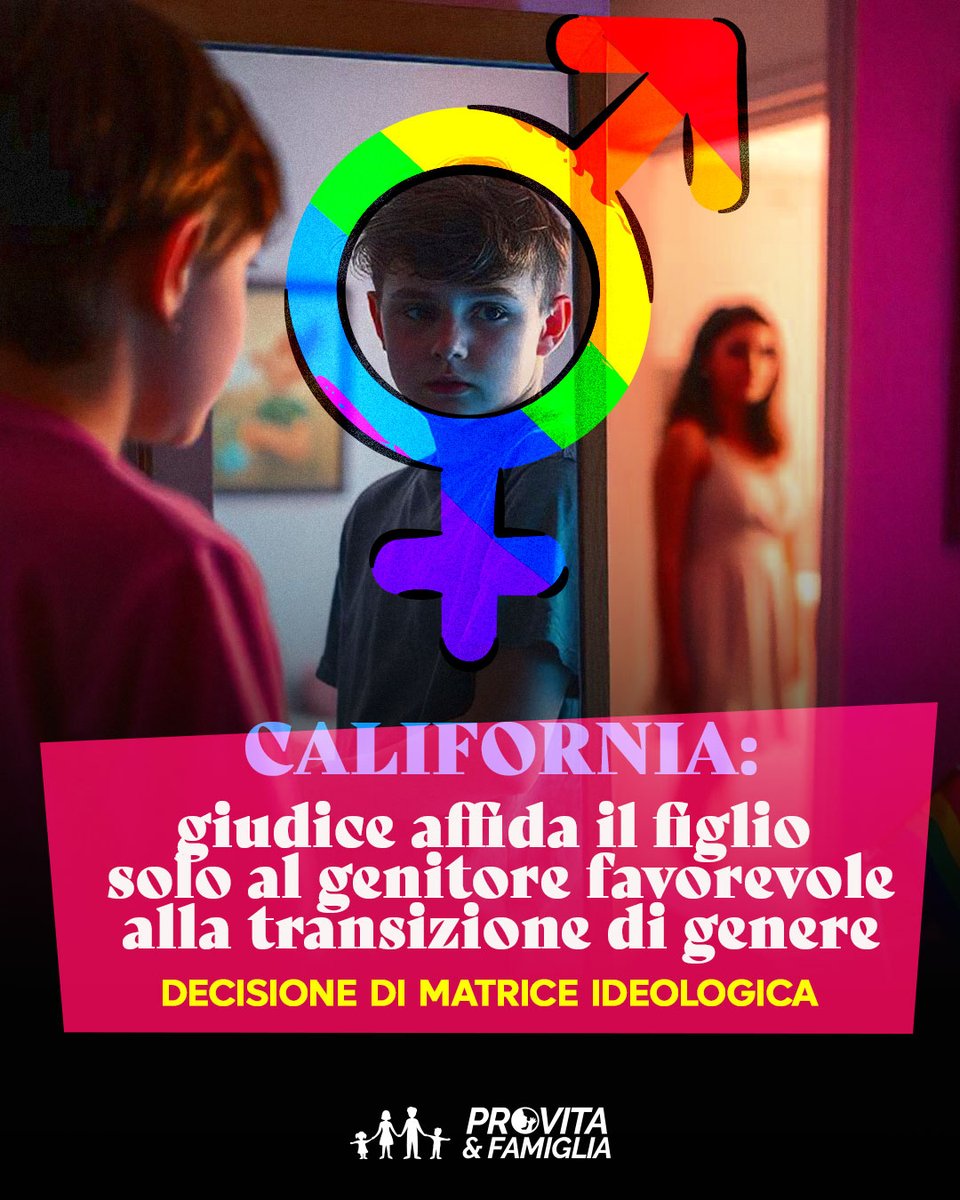 ProVitaFamiglia's tweet photo. «Ho perso tutti i diritti genitoriali sui miei figli. Addio, ragazzi. Forse ci incontreremo quando sarete adulti». 

Qui tutta la vicenda👇
https://t.co/8CEI4GhNoS https://t.co/m3VeWlJUqZ