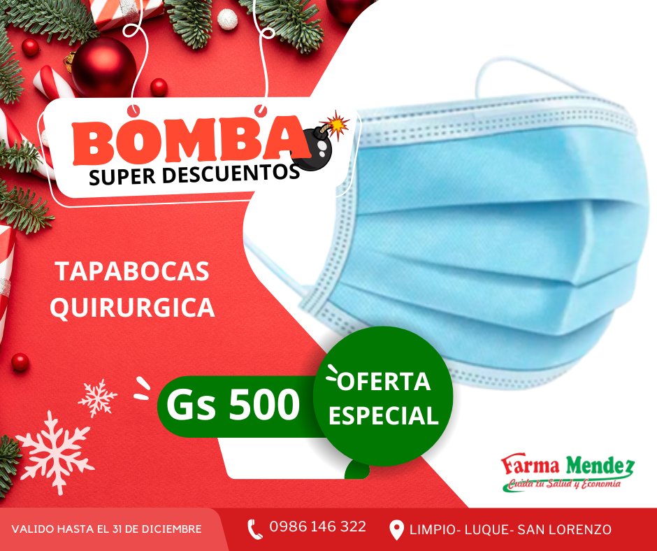 MendezFarma's tweet photo. 🔖📢𝗦𝗨𝗣𝗘𝗥 𝗗𝗘𝗦𝗖𝗨𝗘𝗡𝗧𝗢𝗦 𝗕𝗢𝗠𝗕𝗔 💣🔥
📣📣Buen Dia!! Llego #MIERCOLES y en 
#FarmaMendez estamos con 
💢 #Super_Descuentos_Bomba💣No te pierdas esta fabulosa #promo, te esperamos!!!

#Promo válida para todas las sucursales.
Hasta Agotar Stock. https://t.co/04cxisIzDI