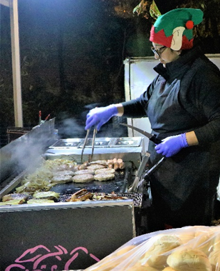 Carshalton Frost Fair, Sat 7 Dec 1-6pm 
At Carshalton Ponds, Festival Walk &amp; Honeywood Walk. To warm you up, we have delicious hot food. Superb vegan Wild Mushroom Risotto from wonderful Nonsuch Mushrooms, and a traditional Saddleback Hog Roast by the amazing Giggly Pig Company.