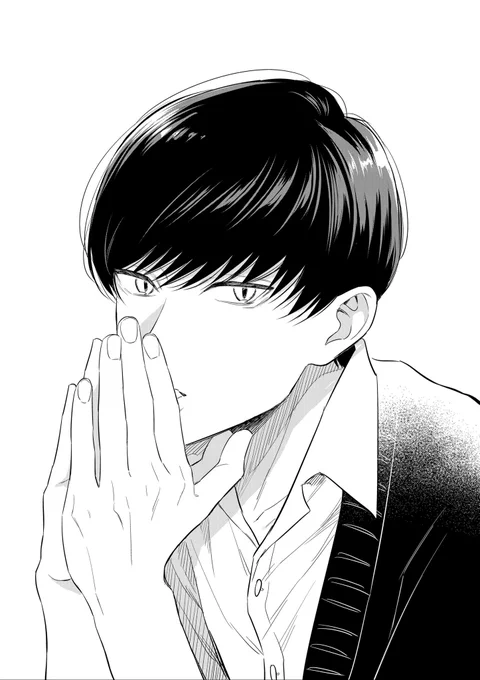 新キャラ練習
#イラスト #男子校生 