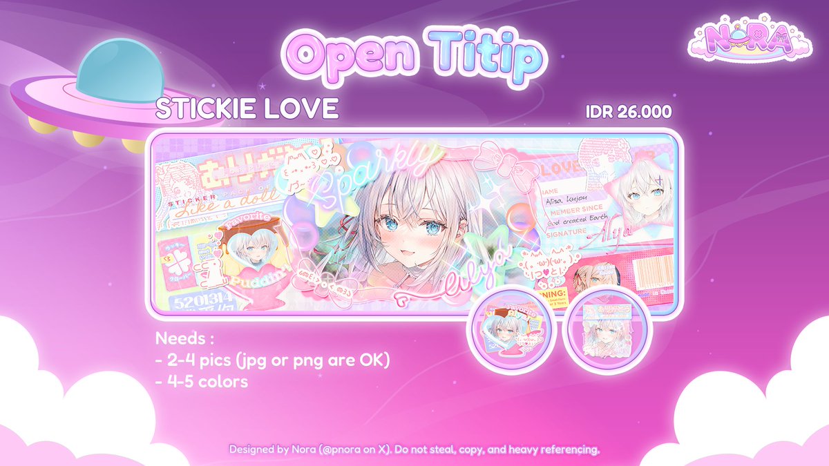 💗 OPEN TITIP 💗

Halo semua! Aku mau optip katalog STICKIE LOVE. Untuk info lengkapnya, jangan lupa scroll post ini yah! Bisa take slot di jam 20.00 WIB nanti 🤗 

#zonauang #zonajajan #zonaba