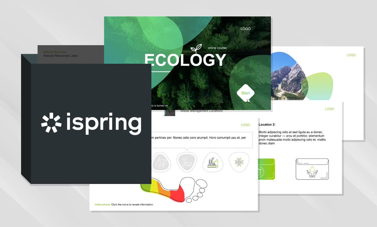 elearningchips's tweet photo. The new Ecology Course Starter Template for #iSpringSuite is already available!

Explore the novelty now: https://t.co/27AMX2WibJ

#ispringtemplates #powerpointtemplates #elearning #rapidcoursedevelopment #elearningtemplates #ecologytraining #ecology https://t.co/mjVW0WXdx4