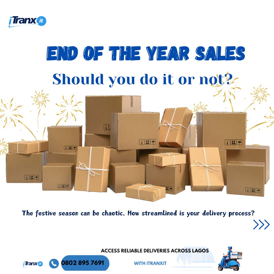 itranxit's tweet photo. The year’s final sales rush is here, but how ready is your delivery process? 🧵 https://t.co/LlrrHSjnaE